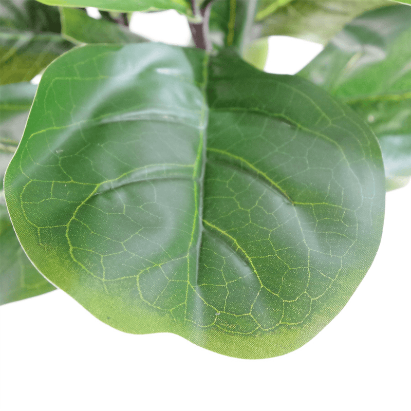 90cm (3ft) Large Artificial Fiddle Fig Tree Ficus Lyrata Plant - InStock