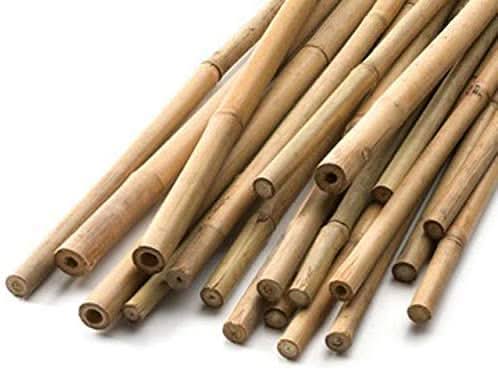 20 Pack 90cm Bamboo Canes Plant Support Garden Stakes