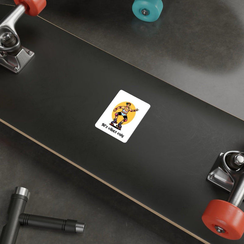 90s Vibes Only – Retro Roller Skater Sticker