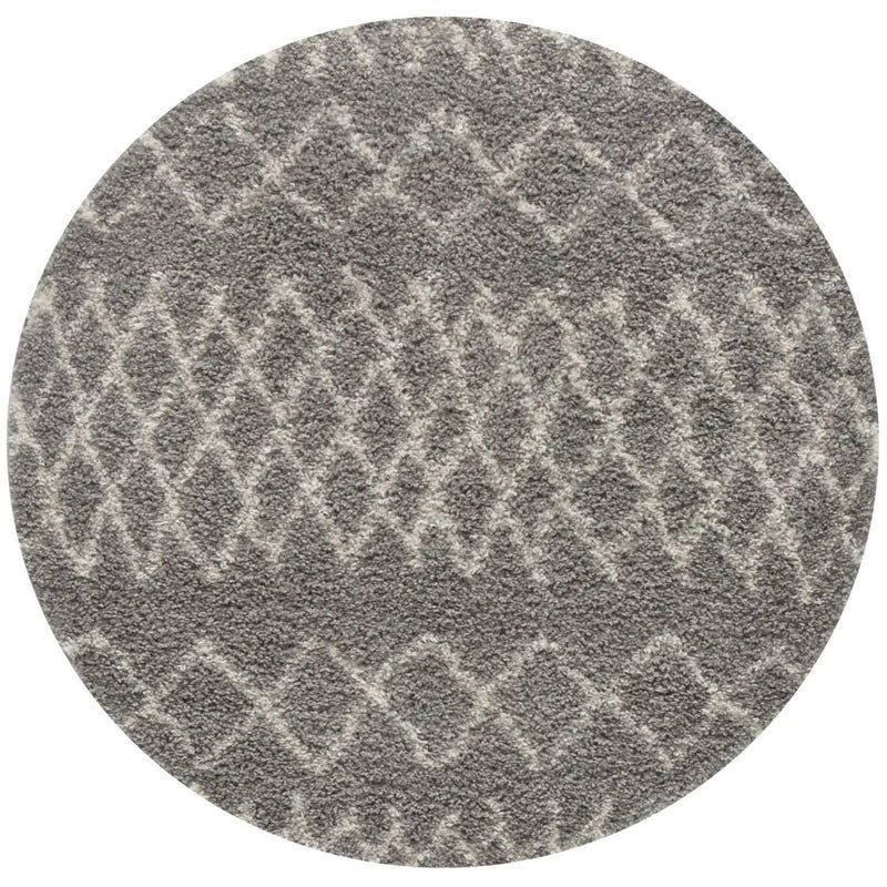 Moroccan Grey Shaggy Rug | 910