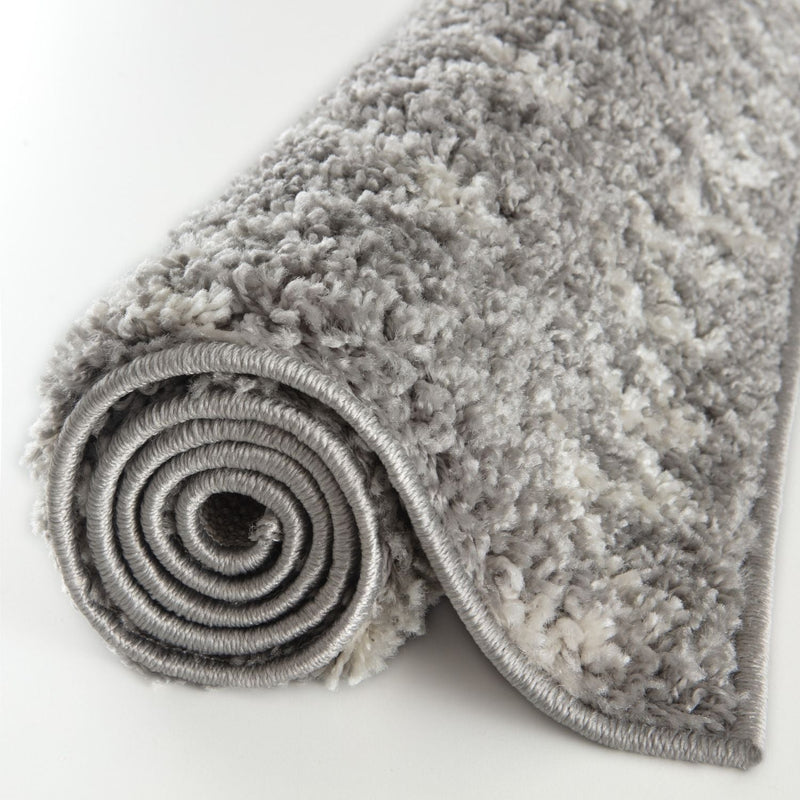 Moroccan Grey Shaggy Rug | 910
