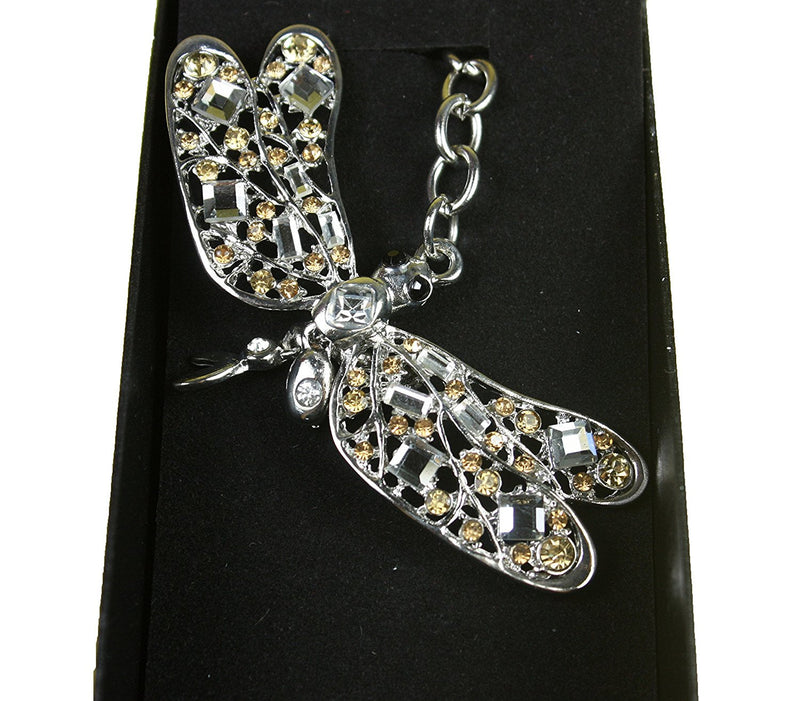 Dragonfly Diamante Keyring and Presentation Box
