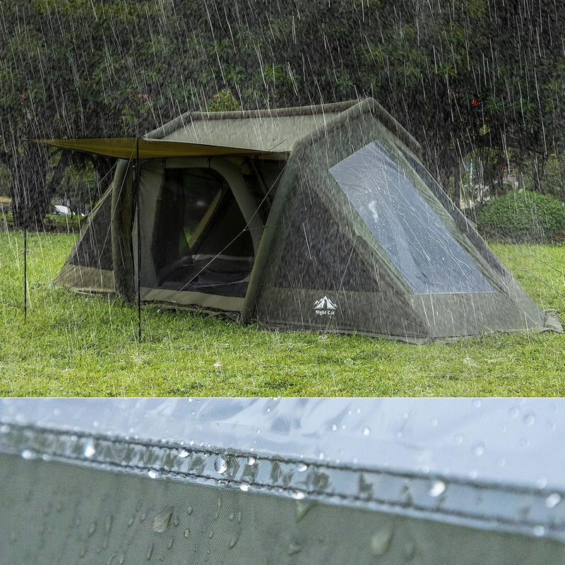 Night Cat 8 Man Inflatable Tent with 2 Bedrooms