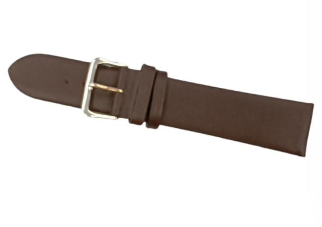 Genuine Dark Brown Leather Watch Straps size 20mm