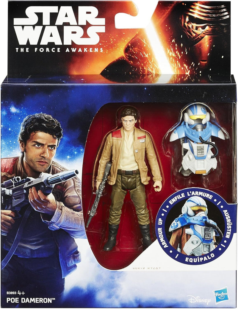 Star Wars The Force Awakens 3.75-Inch Space Mission Armor Poe Dameron Pilot Figure