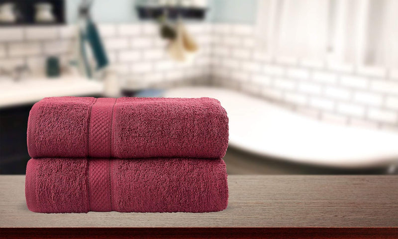 Todd Linens Extra Large Bath Sheet Towels – 2-Piece Bale Set, 90 × 180cm, Pure Cotton