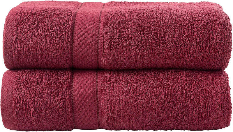 Todd Linens Extra Large Bath Sheet Towels – 2-Piece Bale Set, 90 × 180cm, Pure Cotton