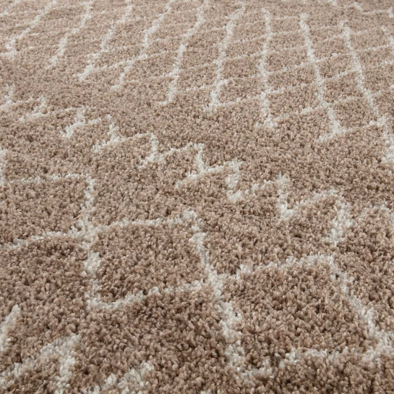 Moroccan Beige Shaggy Rug | 920