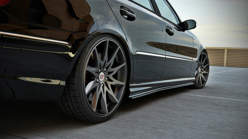 Maxton Design - SIDE SKIRTS DIFFUSERS MERCEDES E-CLASS W211 AMG