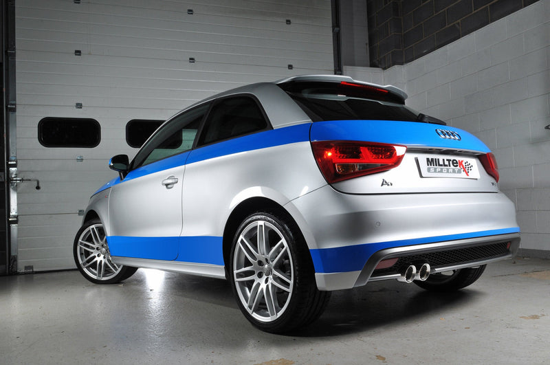 Milltek Sport - Cat Back Exhaust (Multiple Options) For Audi A1 8X 1.4TFSI (150 & 185PS) & VW Polo GTI MK5 1.4TSI