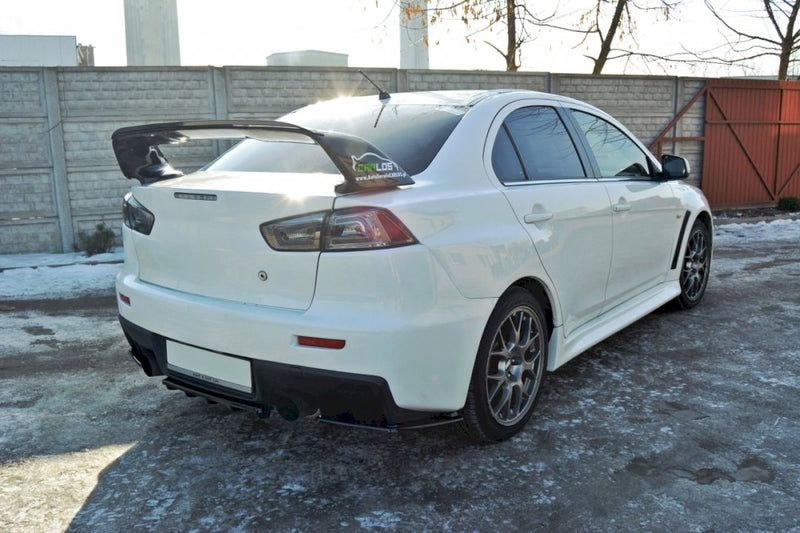 Maxton Design - REAR SIDE SPLITTERS MITSUBISHI LANCER EVO X (2007-2015)