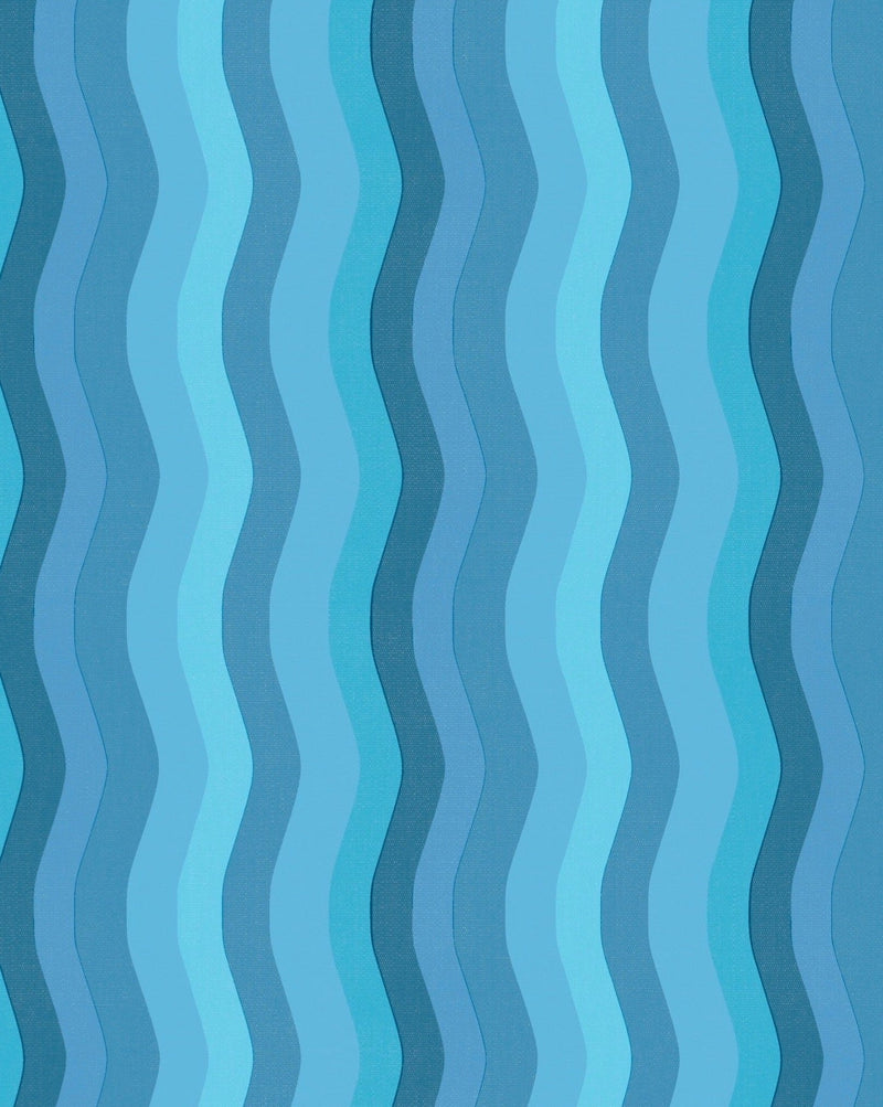 Wavy Stripe Wallpaper
