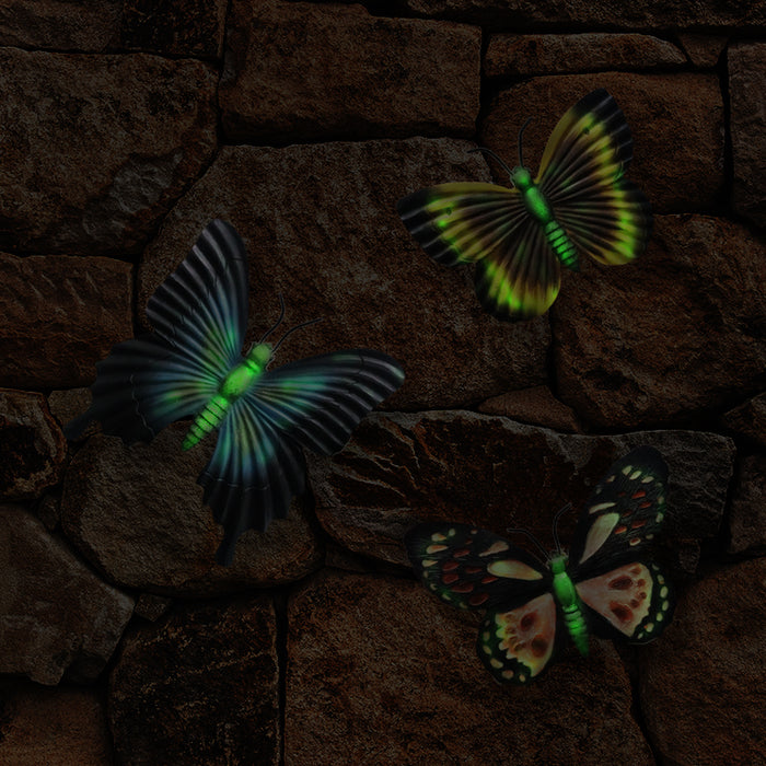 Glow In The Dark Butterfly (set of 3)