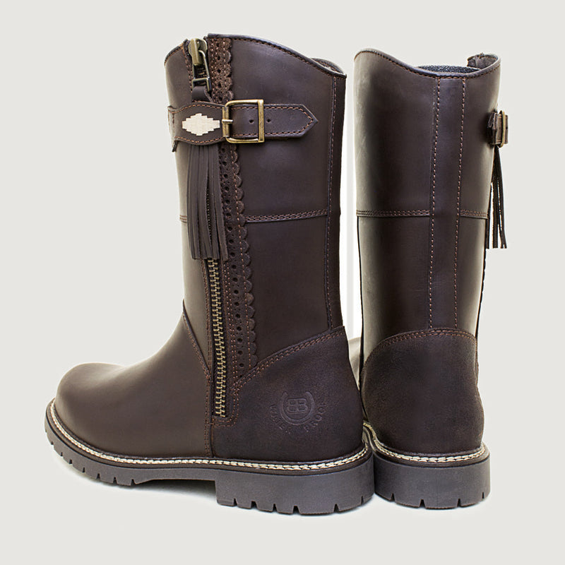 Hudson Mid Boots - Chocolate