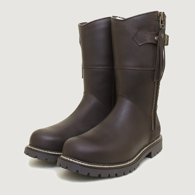 Hudson Mid Boots - Chocolate