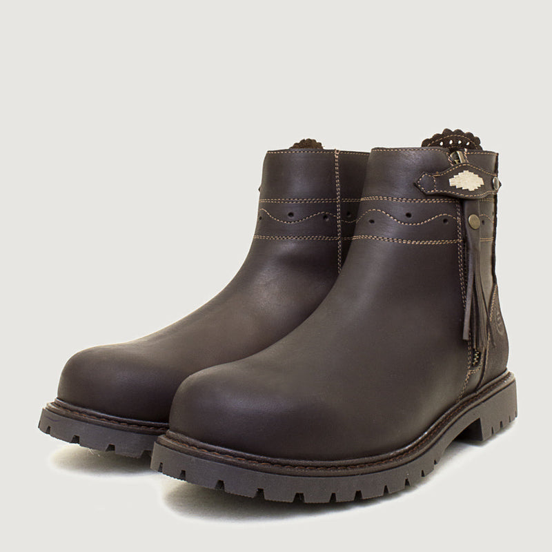 Hudson Ankle Boots - Chocolate