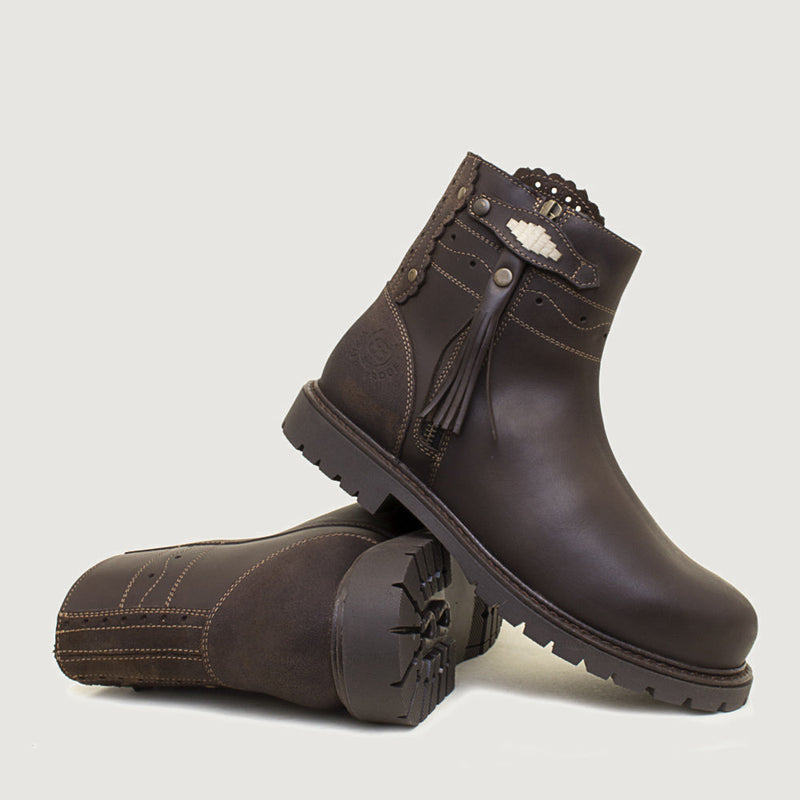 Hudson Ankle Boots - Chocolate