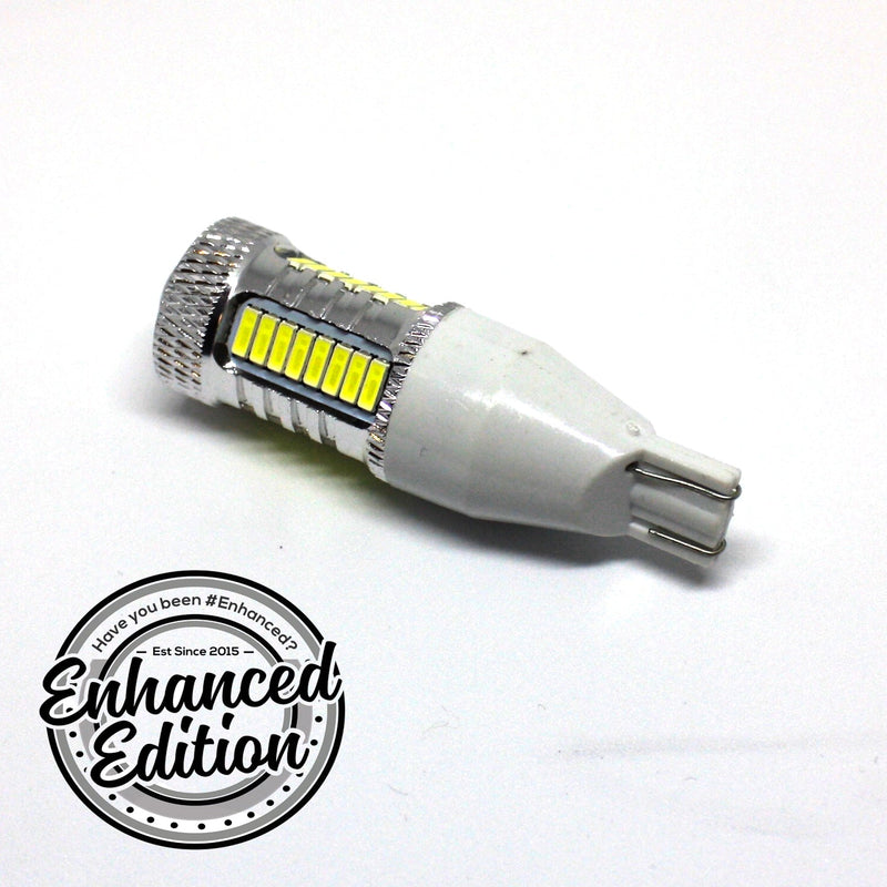 Enhanced Edition 955 LED Reverse Light Bulbs – High Lumen Ice White Upgrade (Pair) (921 | W16W | T15)