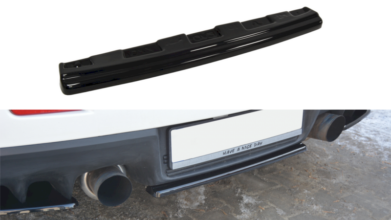 Maxton Design - CENTRAL REAR SPLITTER MITSUBISHI LANCER EVO X (WITHOUT/VERTICAL BARS) (2007-2015)