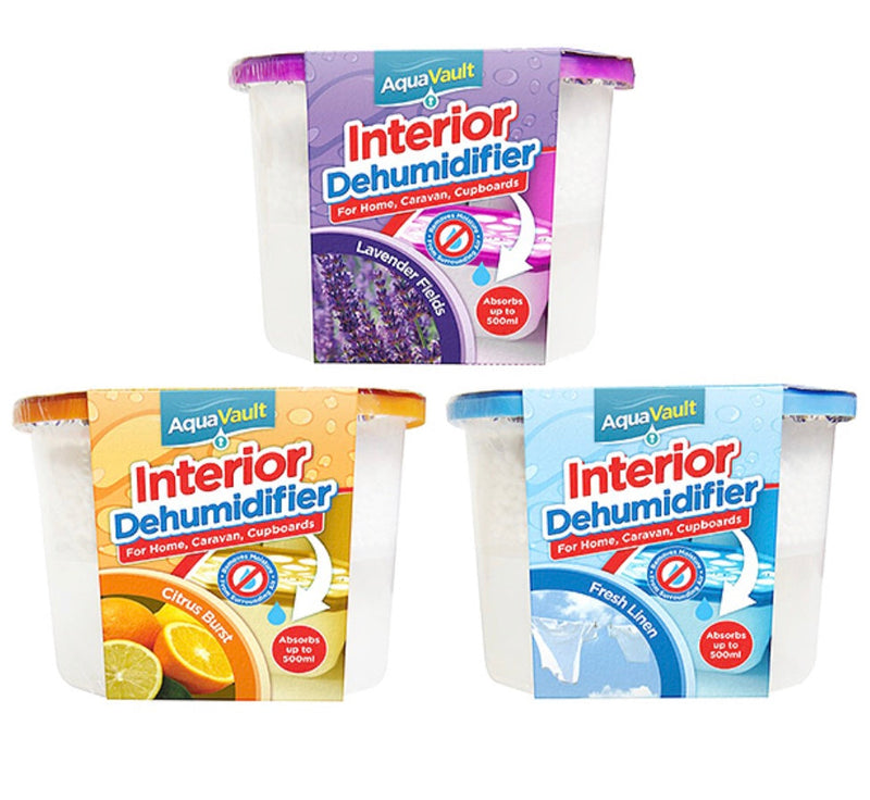 Aqua Vault fragranced interior dehumidifier