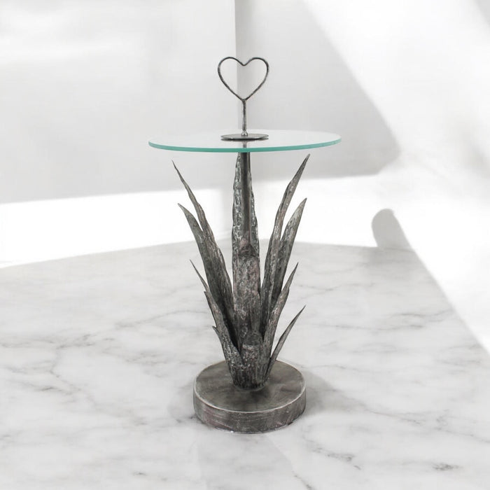 79CM METAL TABLE leaf design