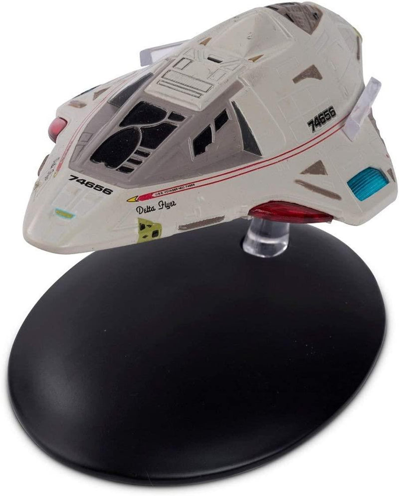 #38 Starfleet Delta Flyer Model Diecast Ship (Eaglemoss / Star Trek)