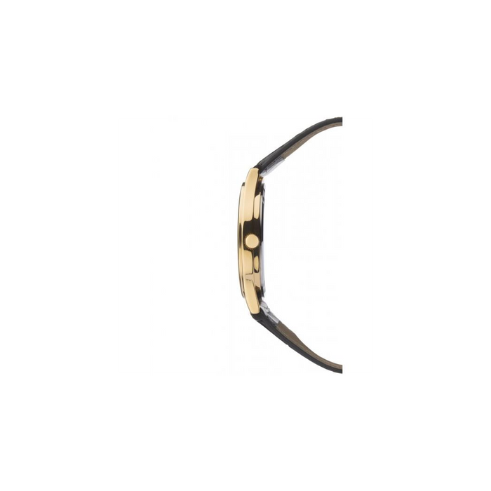 Sekonda Mens Basic White Dial Black Leather Strap Watch 1535