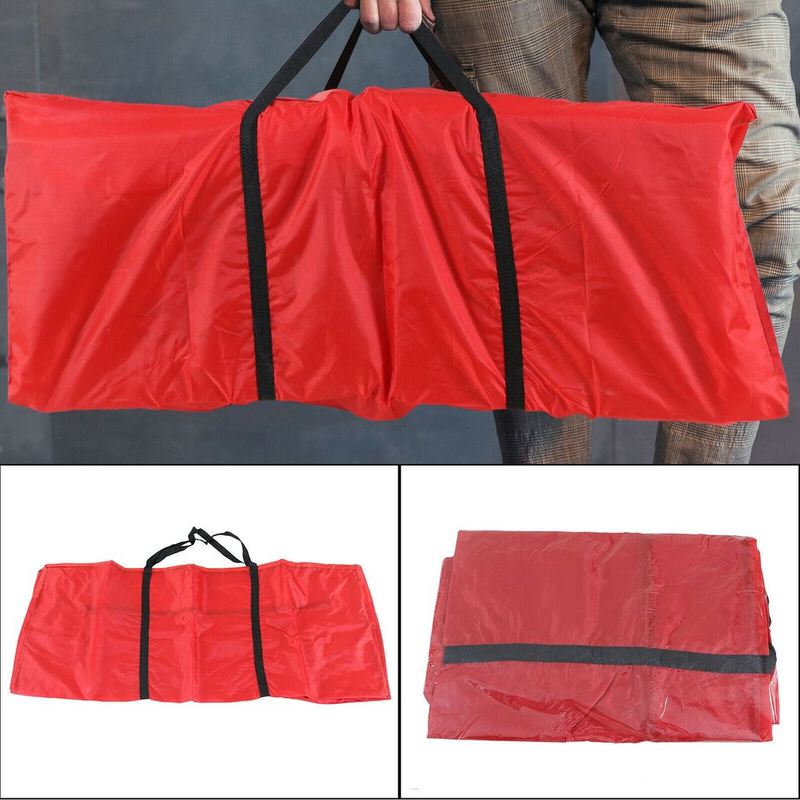 Red Xmas bag-No Side Pocket