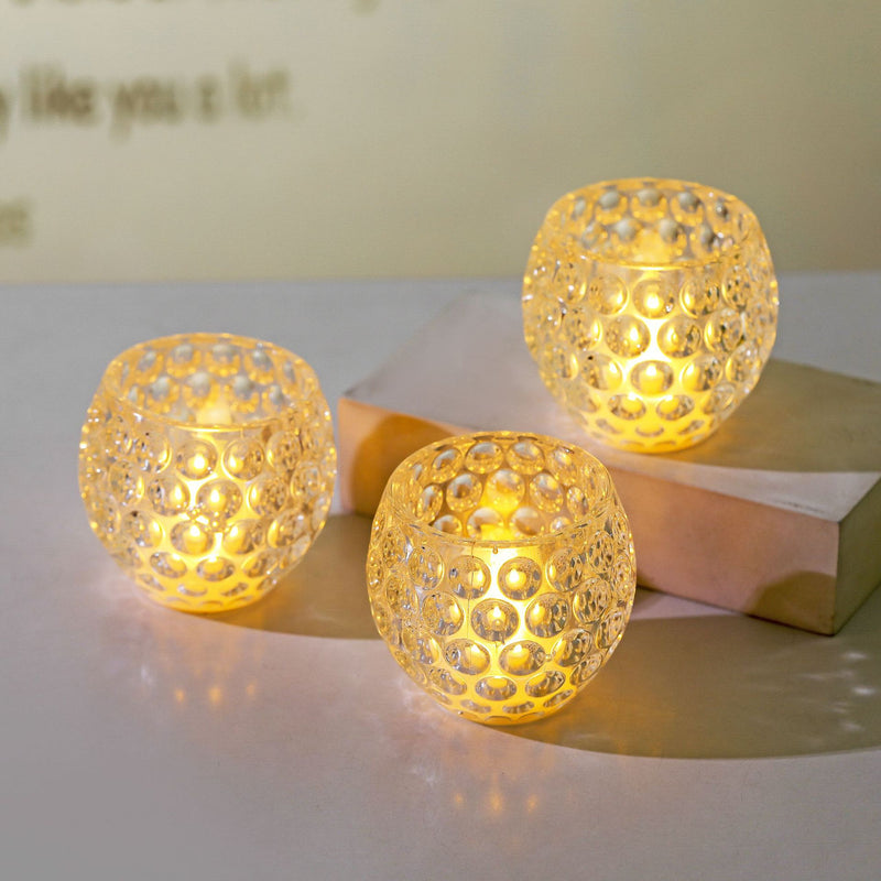 Set of 3 Luminous Spheres