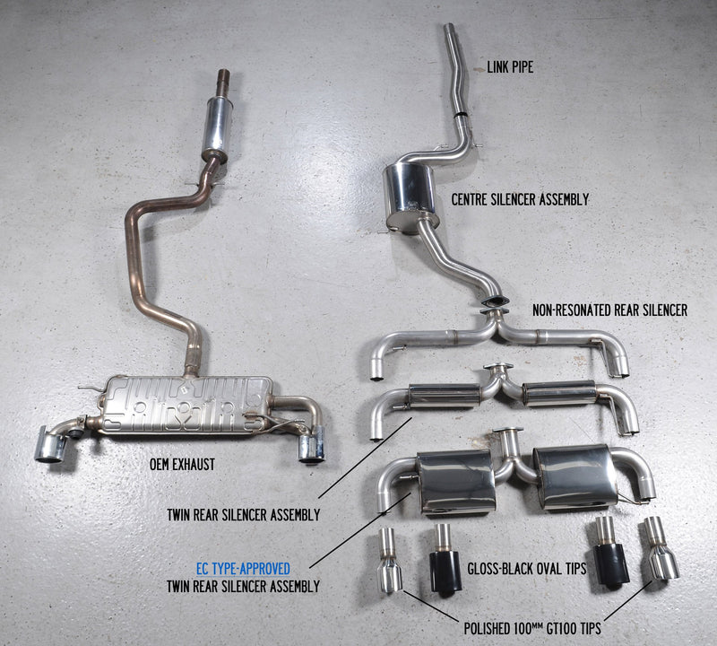 Milltek Sport - Volkswagen Scirocco R Cat Back Exhaust - Multiple Options