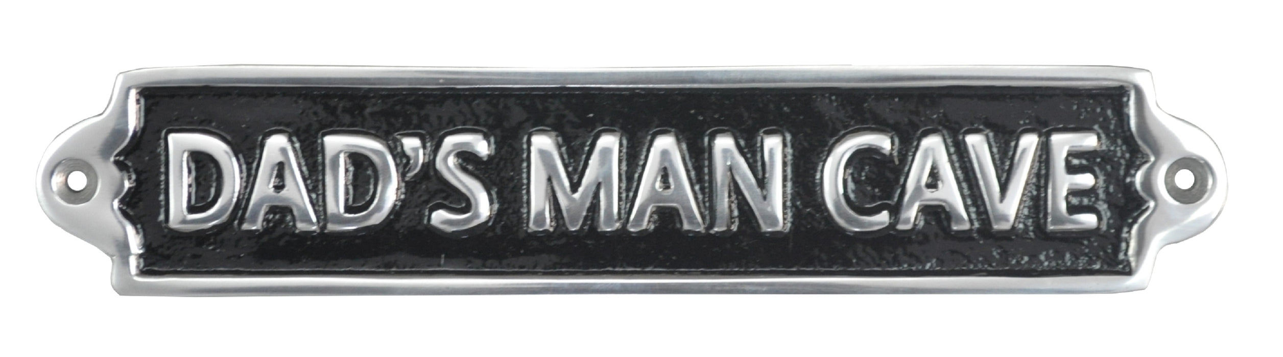 25CM ALUMINIUM DADS MAN CAVE SIGN