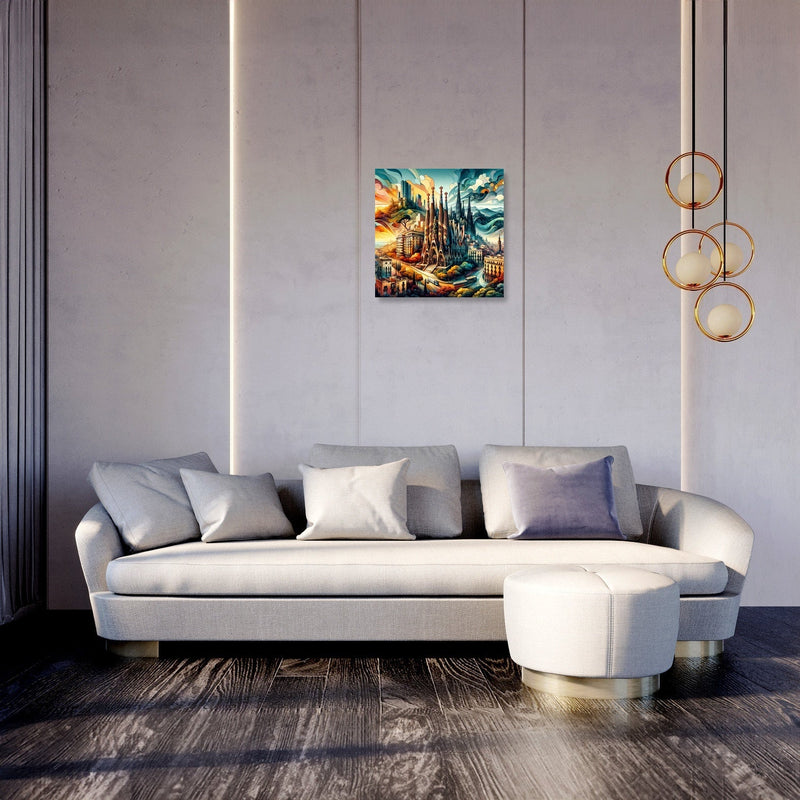 Barcelona Dreamscape Canvas