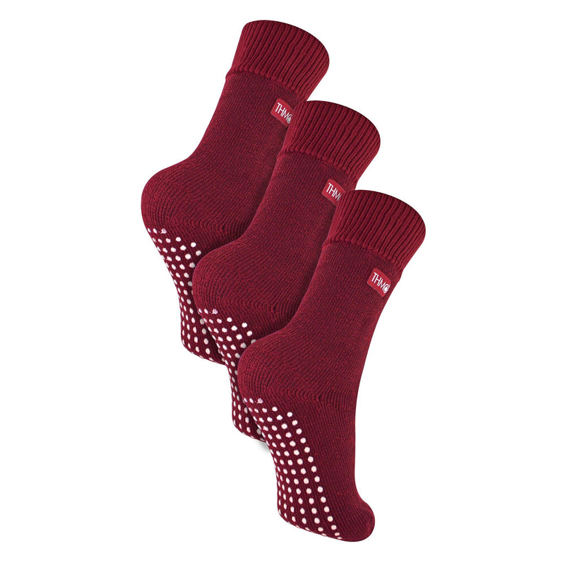 1 Pack Kids Indoor Thermal Slipper Socks with Grips