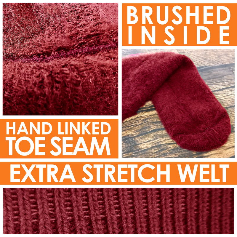 1 Pack Kids Indoor Thermal Slipper Socks with Grips