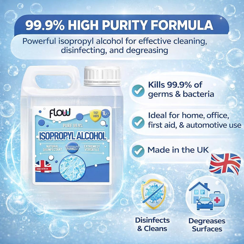 99.9% Isopropyl Alcohol IPA Electronics Cleaner 1 Litre