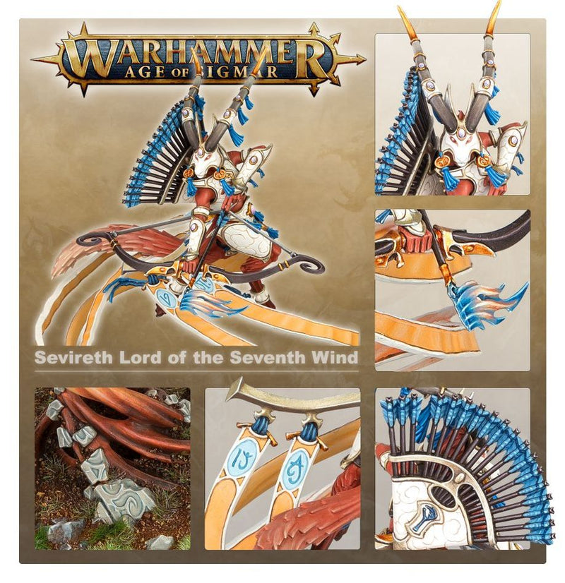 Lumineth Realm-Lords: Sevireth Lord of Seven Winds