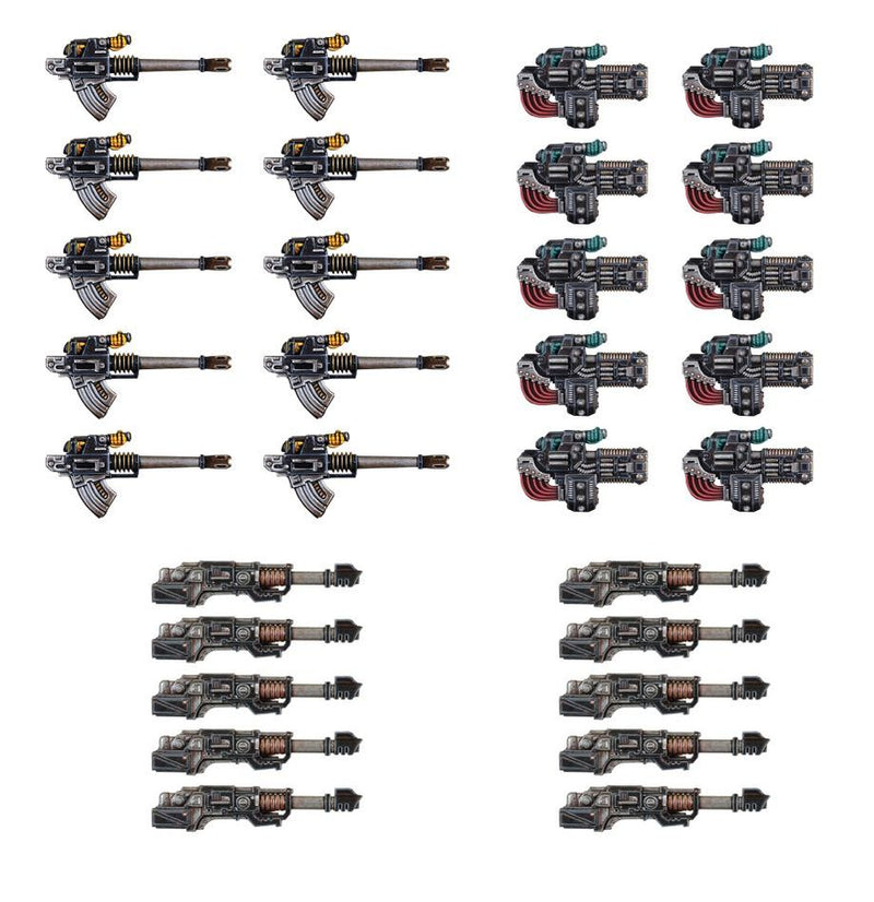 Legiones Astartes: Heavy Weapons Upgrade Set - Volkite Culverins, Lascannons & Autocannons