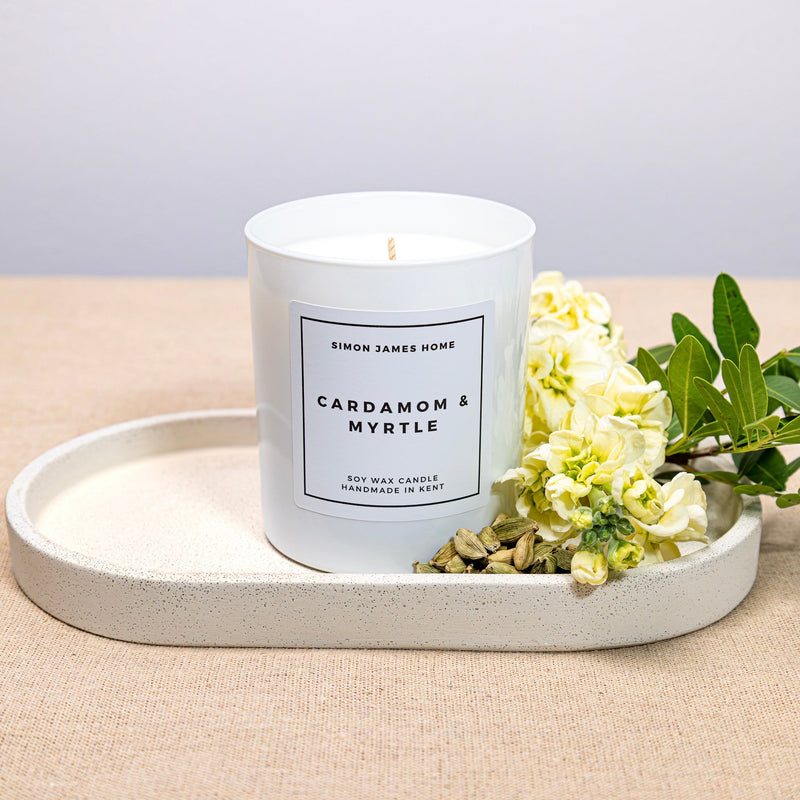Cardamom & Myrtle Candle - Handmade Soy Wax