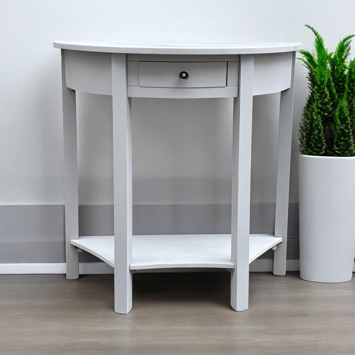 80CM 2 DRAWER SIDE TABLE