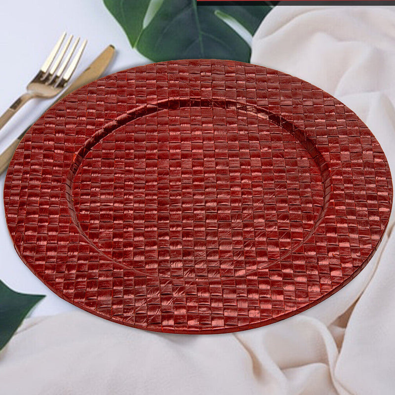 Red Charger Plate | Pandanus