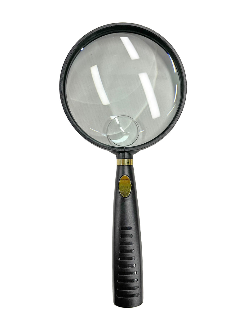 Glass Handheld x5 & x10 Magnifier