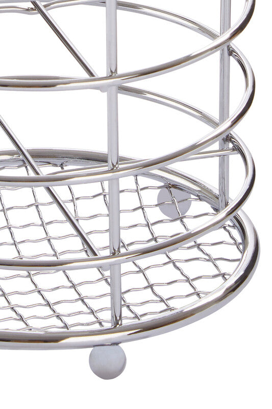 Chrome 4 Section Cutlery Caddy | Soren