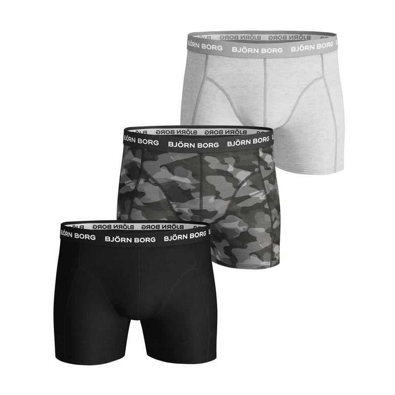 3 Pack Mens Soft Breathable Cotton Boxers Shorts (Designer)