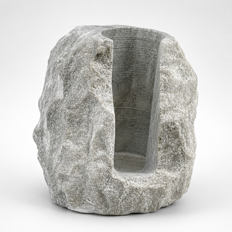 Marble Stone Solid Handcrafted Wine Bottle Holder