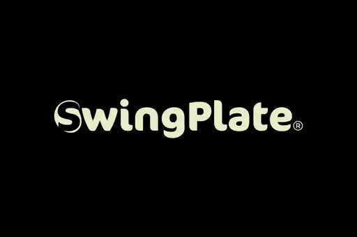 The Swing Plate® Golf Swing Trainer with Alignment Stick