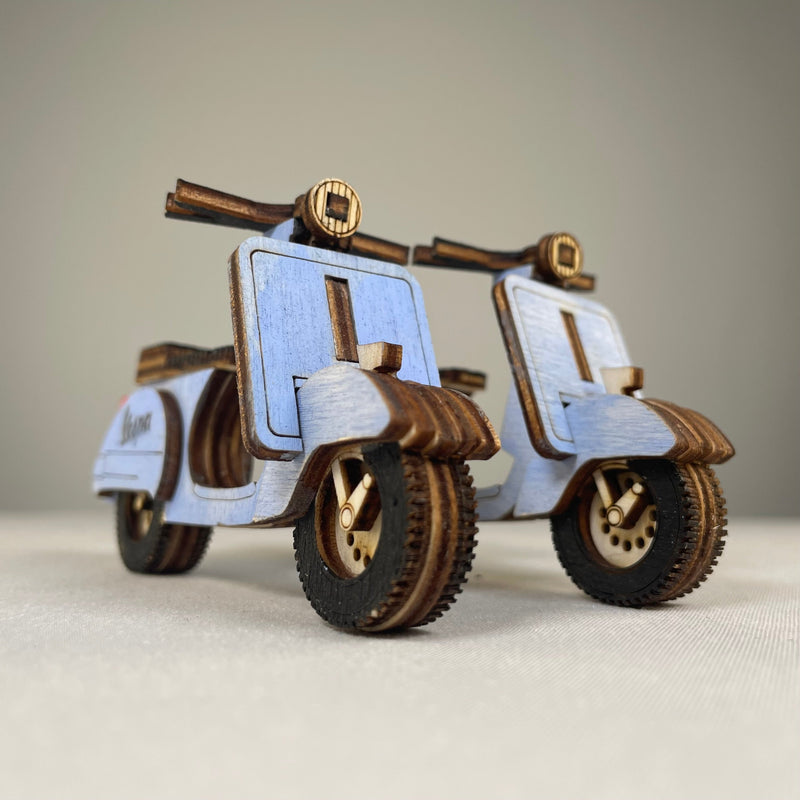 Retro Scooter - Handmade Ornament