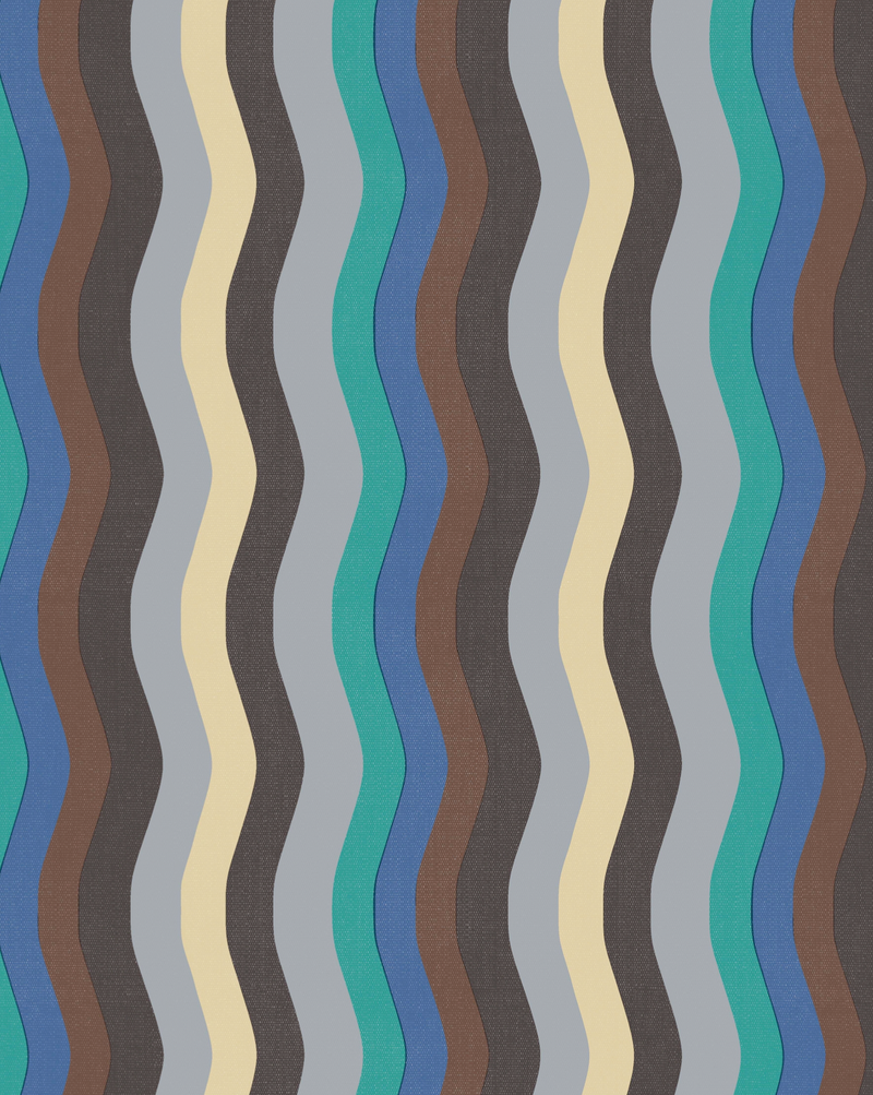 Wavy Stripe Wallpaper