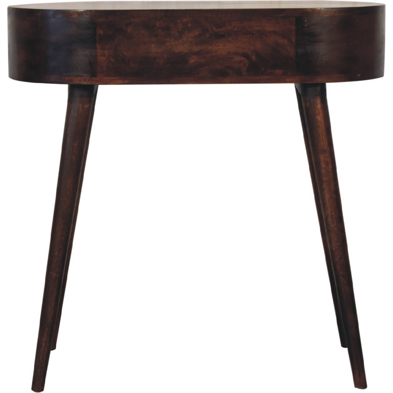 Artisan Furniture Solid Wood Albion Light Walnut Console Table, Brown, 1 Drawer