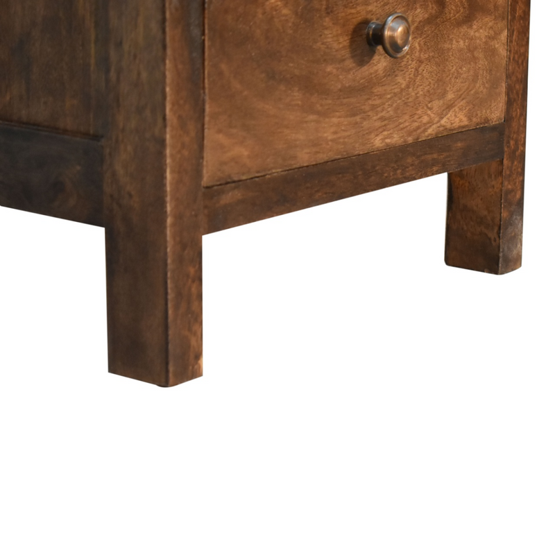 Artisan Furniture Solid Wood Mini Classic Grey Country Bedside