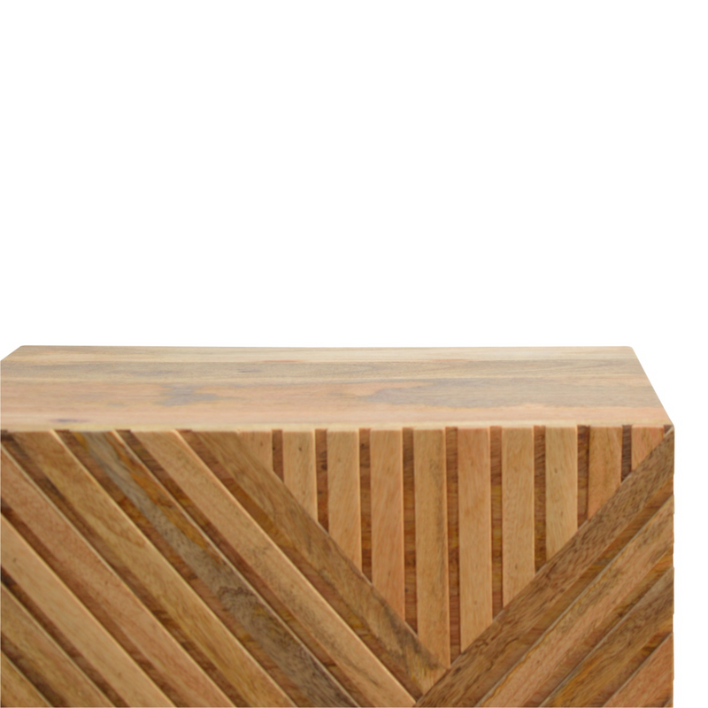 Artisan Furniture Solid Wood Lille 2 Drawer Bedside